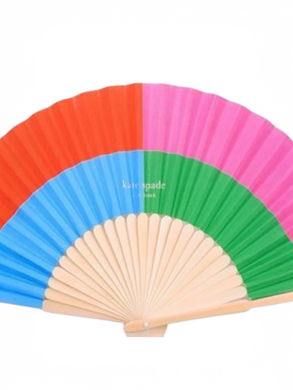 Kate Spade Colorful Hand Fan - Picture 3 of 3